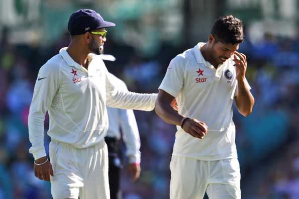 Virat Kohli was not left with much to work with once India's bowlers were flayed around.