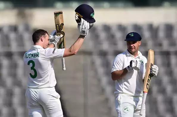 Lorcan Tucker's gritty hundred helped Ireland stage a remarkable comeback 