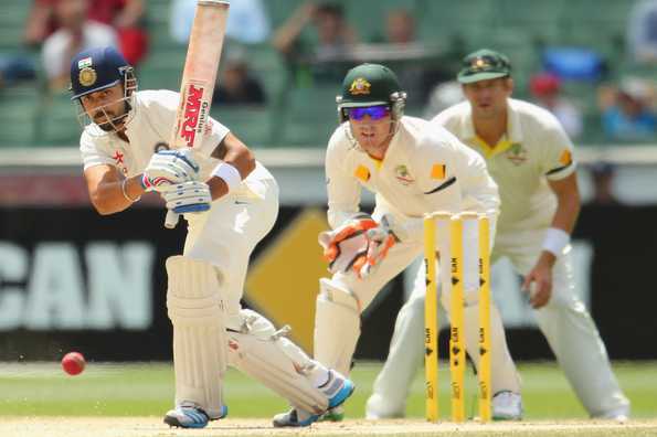 Virat Kohli extended his good form by bringing up his fourth fifty+ score in the series.