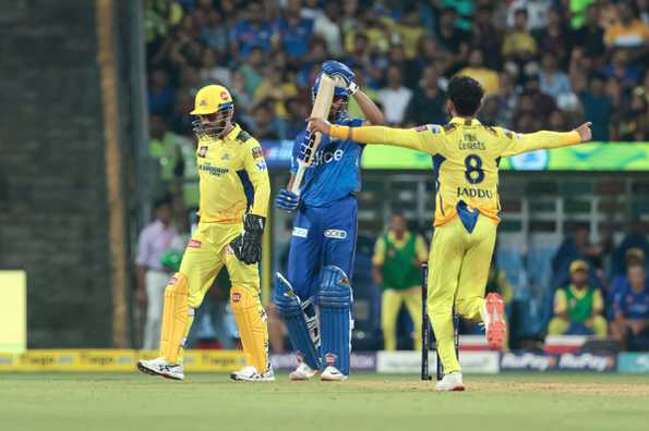 Ravindra Jadeja took 3 for 20 from his four overs.