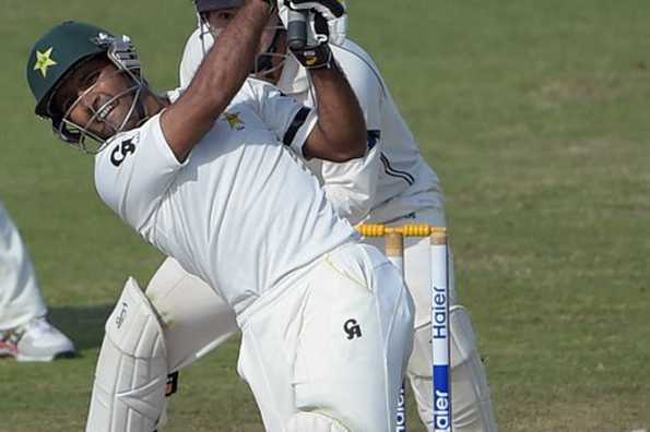 Asad Shafiq took the fight to the New Zealanders as he hit a fine ton.