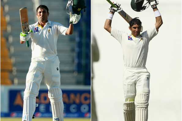 Younis Khan registered his 28th Test hundred, while Misbah-ul-Haq completed a hat-trick to record his 8th ton.