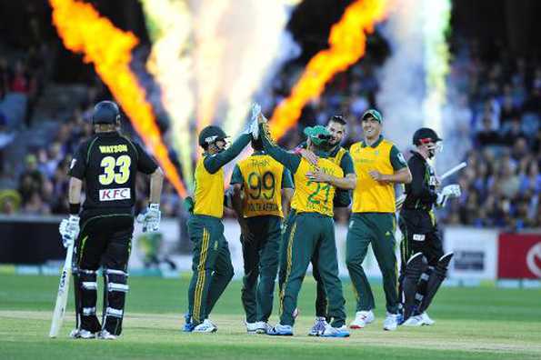 Cricket Australia suspended the use of flame throwers used to signal boundaries or when a wicket falls at T20Is