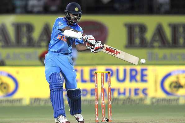 Dhawan top-scored for India in the Kochi ODI, making a sedate 68.