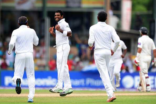 Dhammika Prasad's early double wicket blow gave Sri Lanka the perfect start.