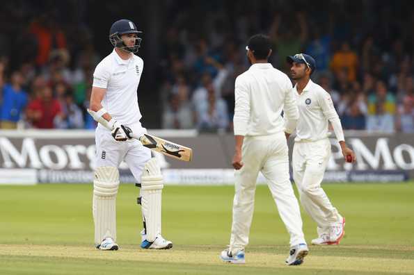 Anderson v Jadeja lasted only one ball