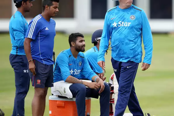 India Coach Duncan Fletcher during an India nets session at Lords.