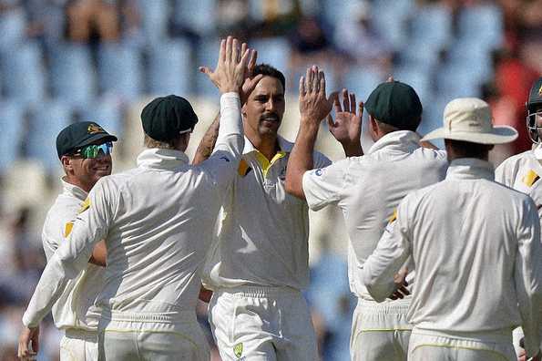 Mitchell Johnson was adjudged as the Man-of-the-Match for his wonderful figures of 12/127.