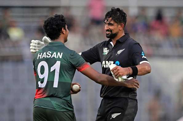 The Bangladesh skipper called Ish Sodhi back after Hasan Mahmud ran him out at the non-striker's end backing up