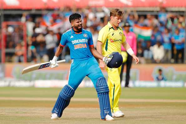 Shreyas Iyer's century was another tick in the box for India. 