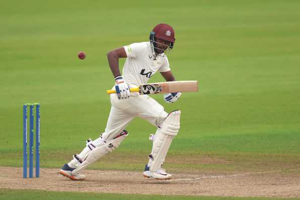 Sai Sudharsan scored a fine half-century but Surrey still conceded first-innings lead to Hampshire