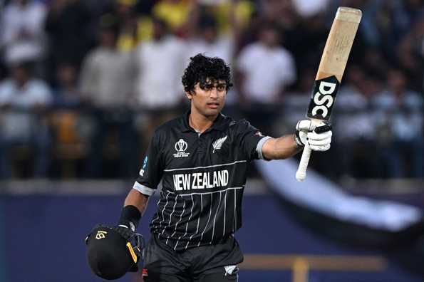 Rachin joined Sachin in becoming the only batter to score two World Cup hundreds before the age of 26.