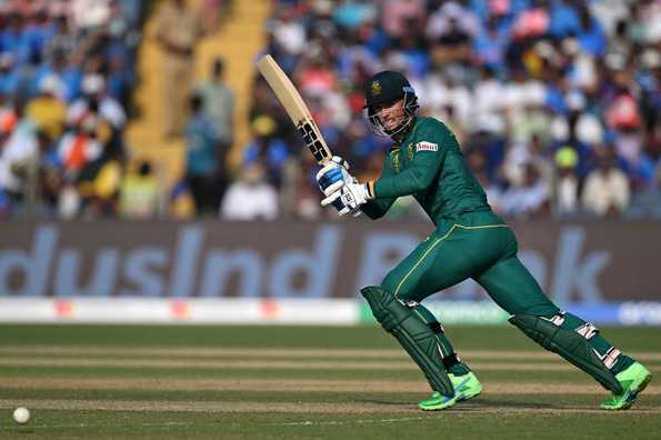 Rassie van der Dussen scored his second hundred of the World Cup.