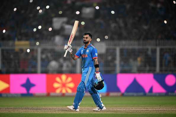 Virat Kohli scored ODI century #49 to go level with Sachin Tendulkar