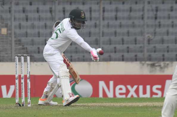 Mushfiqur became the first Bangladesh batter to be given out for 'obstructing the field' in Test cricket