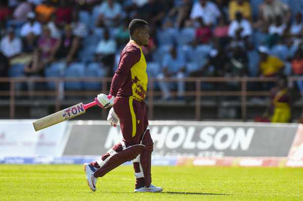 Hetmyer scored 2 and 1 in the first-two T20Is before being left out of the XI for the third match. 