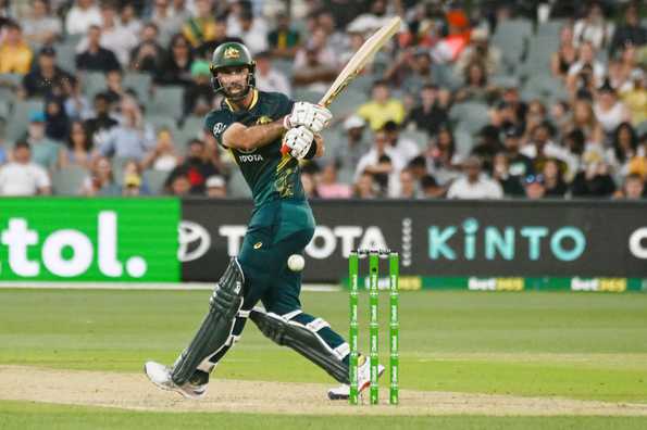 Maxwell smashed his fifth T20I century on Sunday.