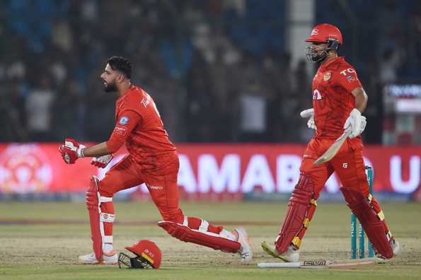 Chasing 186, Islamabad United were 50/4 at one stage before Imad Wasim and Haider Ali led the recovery