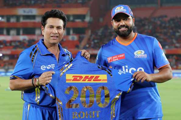 Rohit is the first MI player to play 200 IPL games for the franchise. 