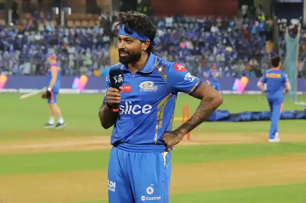 Hardik Pandya is leading Mumbai Indians for the first time at the Wankhede Stadium