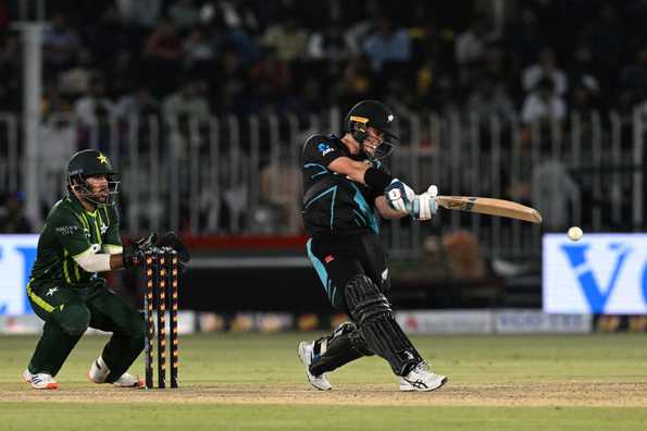 Chapman hit 87* off 42 balls in New Zealand's win.