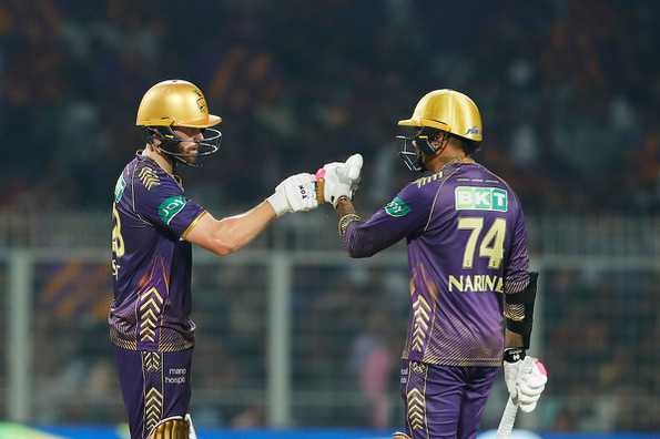 Kolkata Knight Riders have relied heavily on their openers - Phil Salt and Sunil Narine