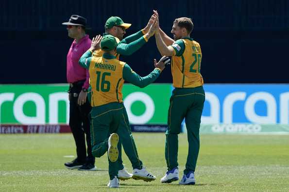 Nortje starred in South Africa's victory over Sri Lanka in their tournament opener