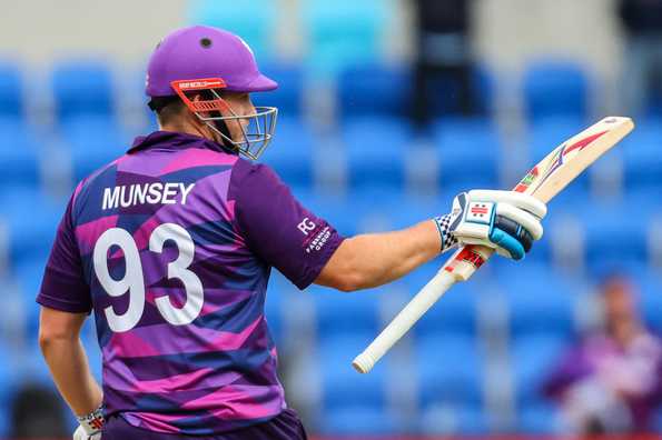 Munsey smashed 91 off 62 against Namibia.