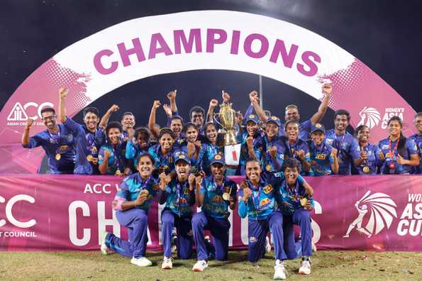 Harshitha Samarawickrama and skipper Chamari Athapaththu's fifties helped Sri Lanka to their maiden Asia Cup title