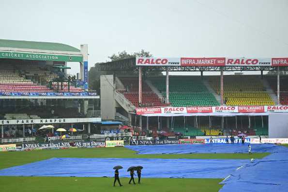 Day 2 and Day 3 were washed out due to rain in Kanpur.