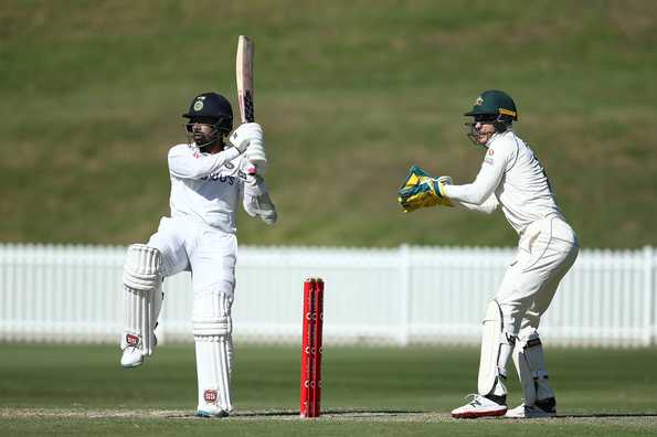 Wriddhiman Saha playing for India in whites