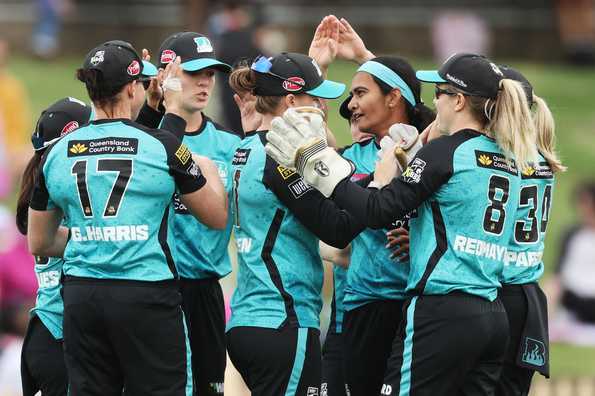 Brisbane Heat secured a tight win by 12 runs.