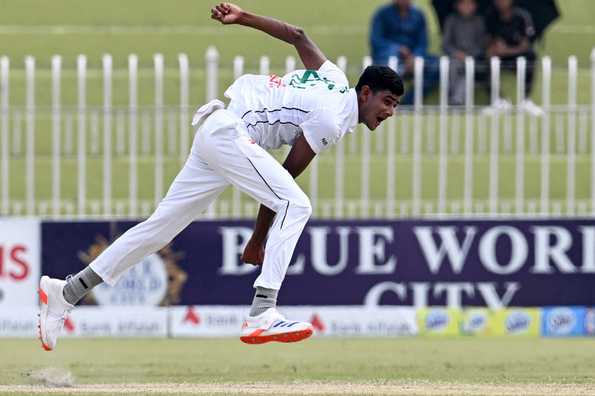 Rana claimed his maiden fifer in Test cricket. 