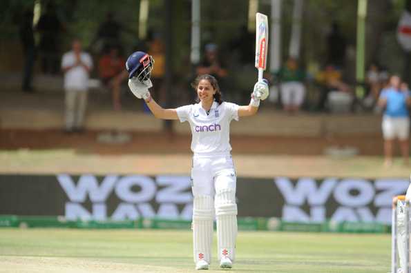 Bouchier became the fourth player to score a century on debut for England