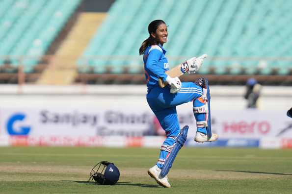 Jemimah Rodrigues celebrates her half-century