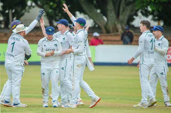 Ireland need only three wickets on the final day to win the one-off Test. 