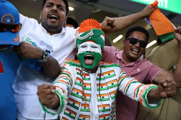 While there was no flag-waving frenzy unmistakably seen in other parts of the world for such a match, the stands were mostly packed.