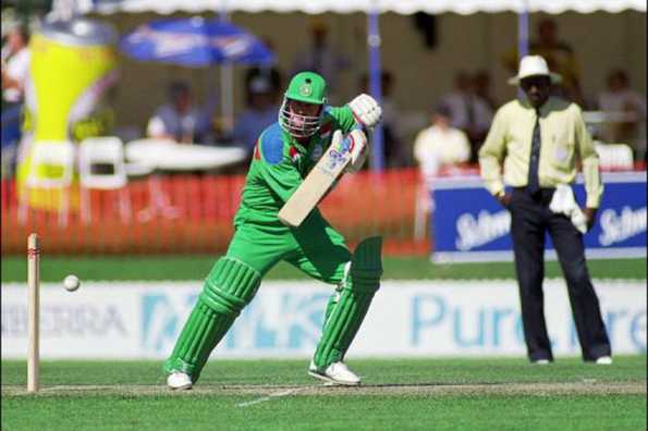 South Africa's Peter Kirsten plays a shot during a World Cup match against Zimbabwe in March, 1992. South Africa would have have contested the 1992 World Cup final on their maiden appearance after more than two decades of isolation due to apartheid if it were possible to score 21 off one ball.