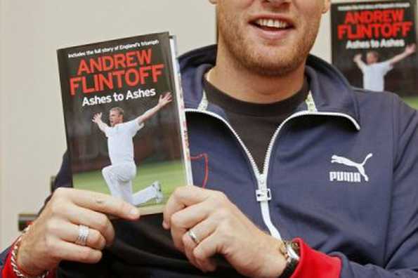 Andrew Flintoff launches his new book in London in September 2009. Flintoff predicted England would have no trouble winning the Ashes in Australia "quite convincingly" without him, soon after announcing his retirement from all cricket.