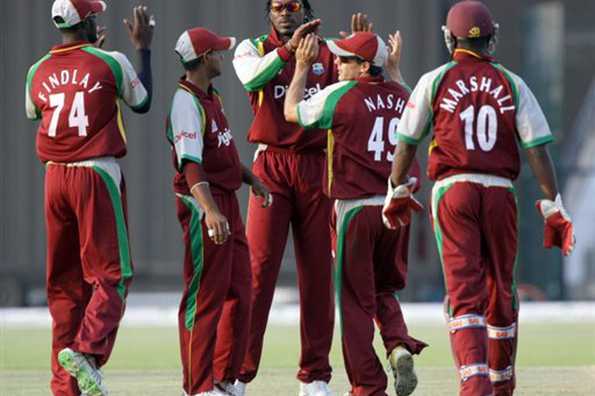 West Indies cricketers, seen here in November, 2008. The West Indies warmed up for the first cricket Test against New Zealand with valuable time in the middle as their three-day match against Auckland ended in a draw.