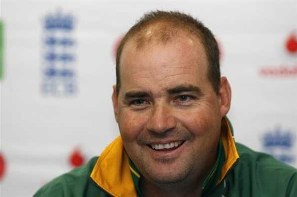 South African coach Mickey Arthur (seen here on August 5) has warned his players they are fighting for their places following their one-day series loss to England. The South Africans went down by 126 runs at the Oval as England took an unbeatable 3-0 lead in the five match series.