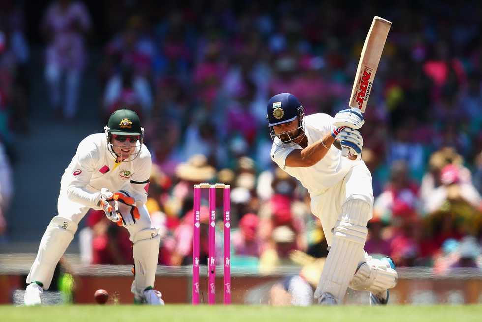 His cover drive essentially started out as an off-side glance - as if he aligned his stance and made himself a virtual perpendicular pitch. This, however, made him commit to the line of the ball far too early