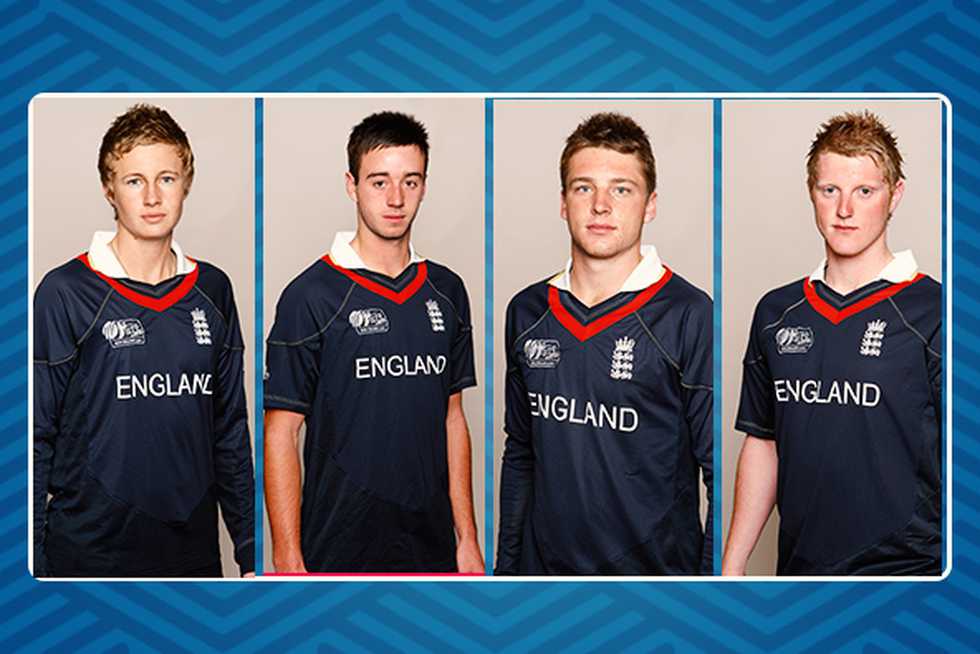 Joe Root, James Vince, Jos Buttler and Ben Stokes played together at the 2010 U19 World Cup