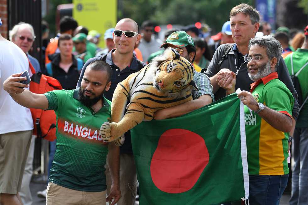 The support for Bangladesh never relented throughout the day, and they were duly rewarded