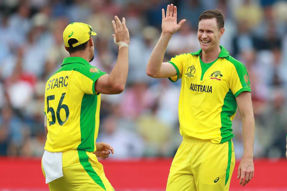 Jason Behrendorff finished with bowling figures of 10-0-44-5