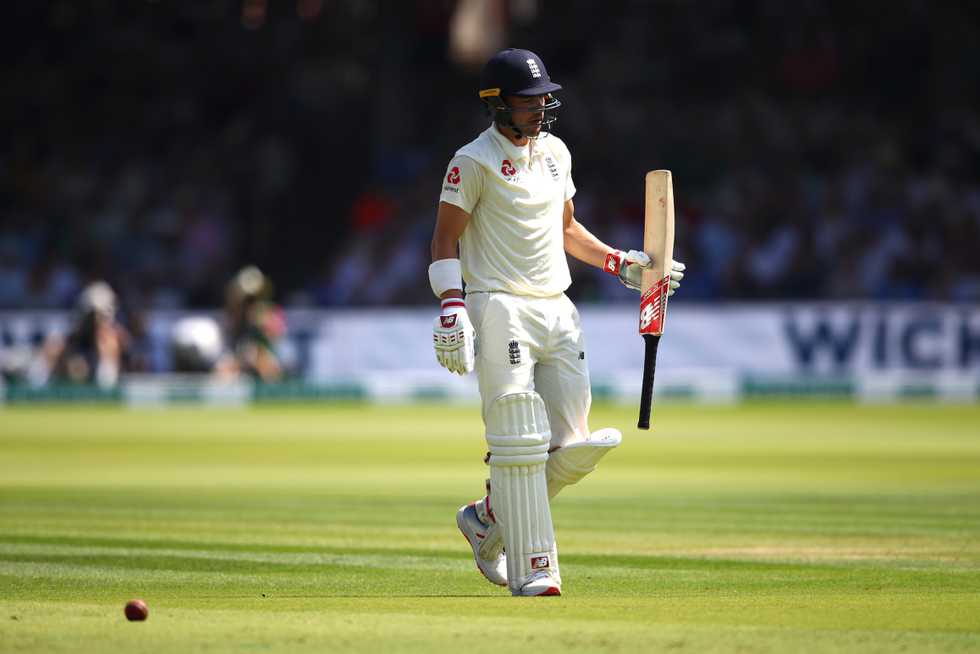 Burns recorded twin scores of 6 against Ireland in the Lord's Test.