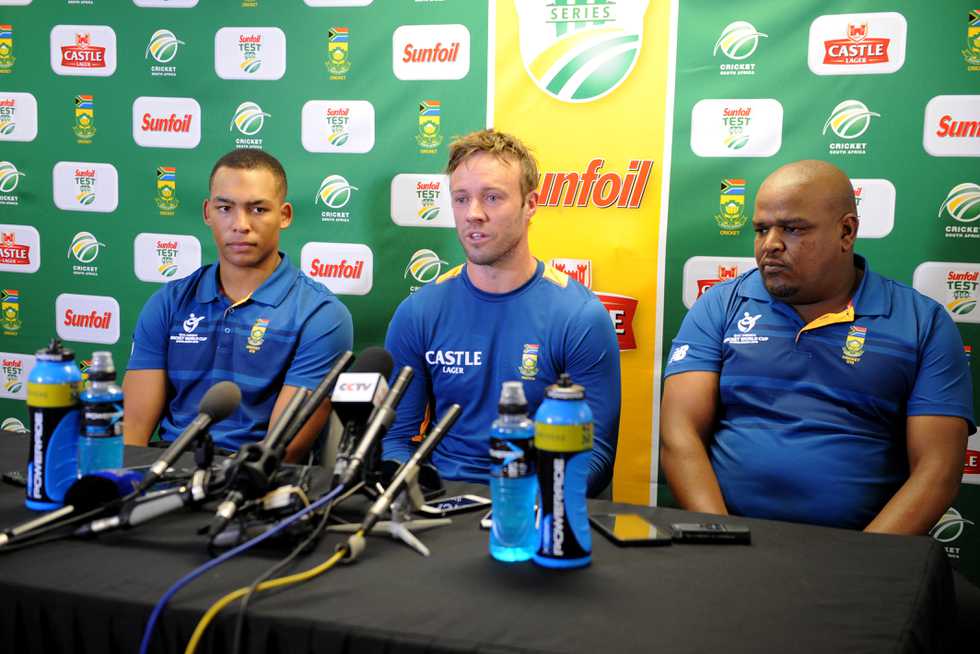 "We know that people are looking at us and want to feel confident that the future of cricket is in good hands" - Lawrence Mahatlane (right)