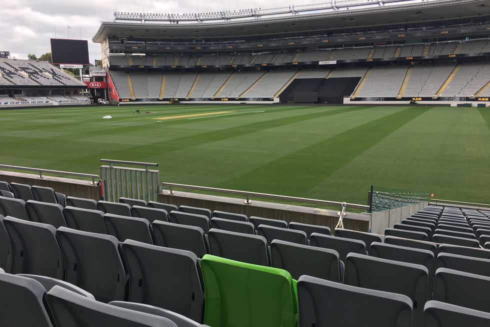 "Here Lies the Resting Place of Grant Elliott's Mighty Six That Propelled the Blackcaps on March 24, 2015 into their maiden World Cup Final."