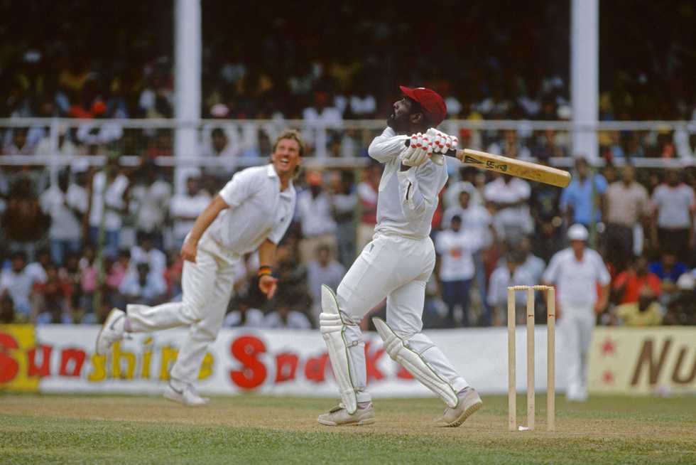 WTC2 witnessed Viv Richards bludgeon a 56-ball hundred, the fastest in Test history, against England