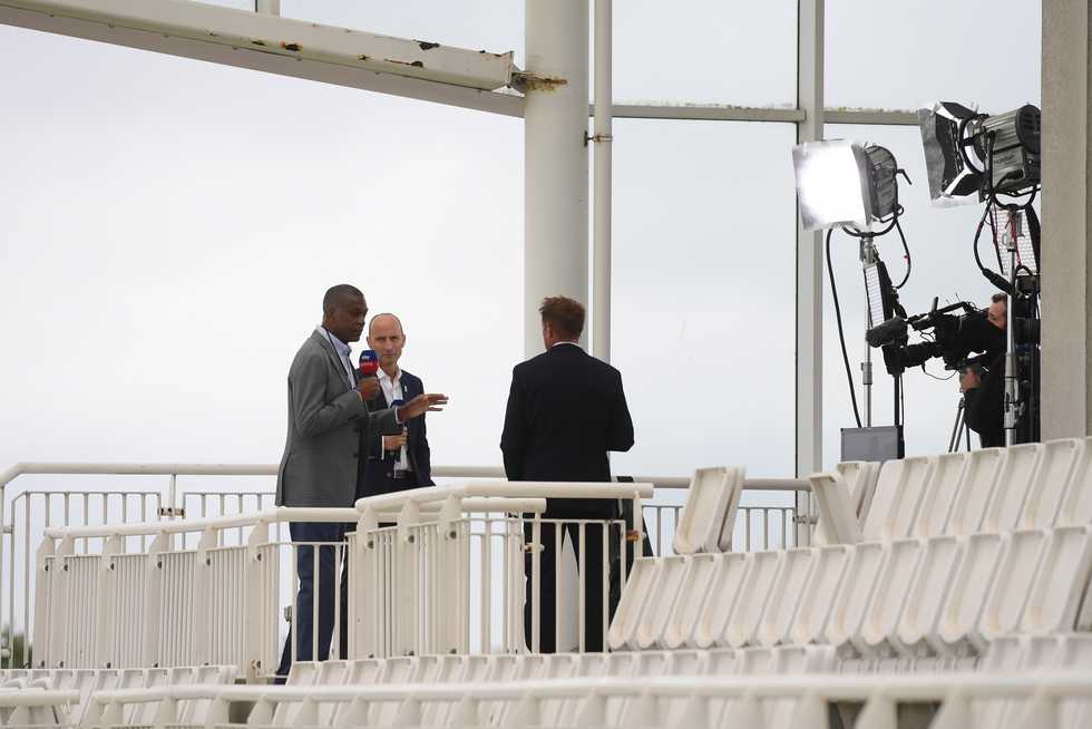 Michael Holding in an unscripted hard-hitting interview with Sky Sports on the BLM campaign before the start of the match